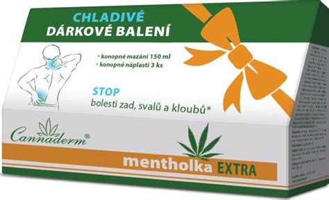 Cannaderm Mentholka Extra Chladiv D Rkov Balen Ml N Plasti