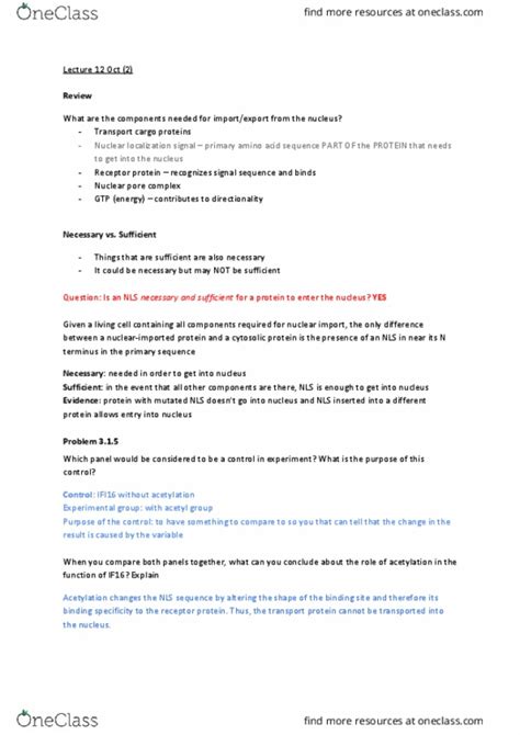 Biol Lecture Notes Winter Lecture Methylation Acetyl