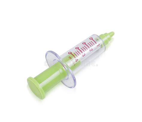 A plastic syringe toy stock photo. Image of needle, plunger - 26280078