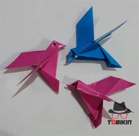 Tutorial Origami Merpati Terbang Tobikin