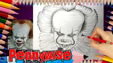 Como Desenhar Pennywise It A Coisa Cómo Dibujar A Pennywise Drawing Pennywise Youtube