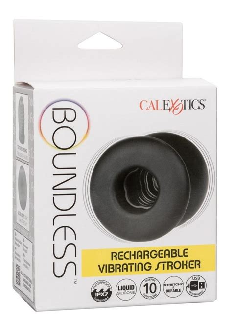 Boundless Rechargeable Vibrating Stroker Black From Cherry Pie Online