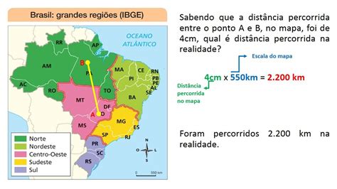 Para Al M Da Sala De Aula Cartografia Escala Mapa E Proje O Ano