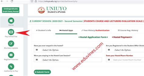 Uniuyo School Fees How To Pay Uniuyo School Fees Eduvines