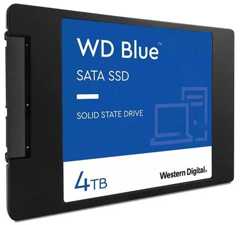 Накопитель SSD 4TB WD Blue 2.5" SATA 3D TLC (WDS400T2B0A) купить в ...
