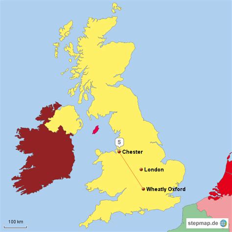 ENGLAND WALES von padi Landkarte für das Vereinigtes Königreich