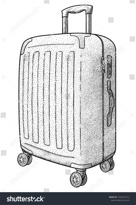 Hardcase Luggage Over Royalty Free Licensable Stock Illustrations