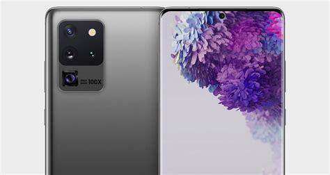 Official Samsung Galaxy S20 Ultra 5G Renders Leaked; Confirm 100x Zoom ...