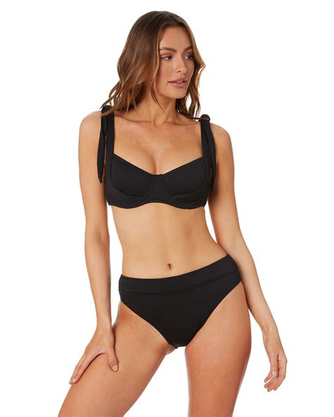 Zulu And Zephyr Equinox Bra Cup Bikini Black SurfStitch