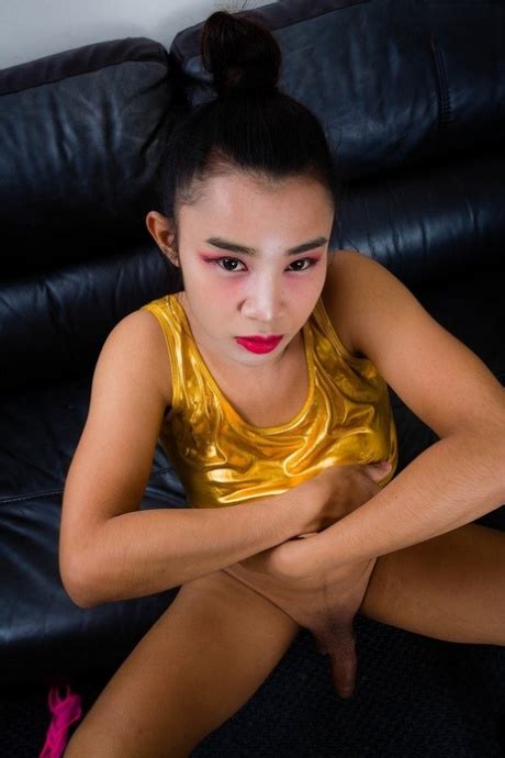 Attractive Asian Shemale Meny Spreads Her Big Ass Cheeks And Masturbates Coedcherry