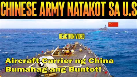 Bumahag Ang Buntot Aircraft Carrier Ng China Hinarass Umano Ng Isang