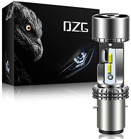 DZG BA20D H6 Motorcycle LED Headlight Bulb With Cooling Fan S2 LED Bulb