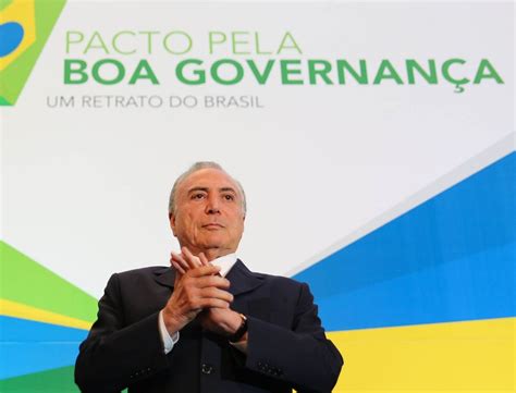 Temer Programa Pronunciamento Ap S Resultado Presidencial