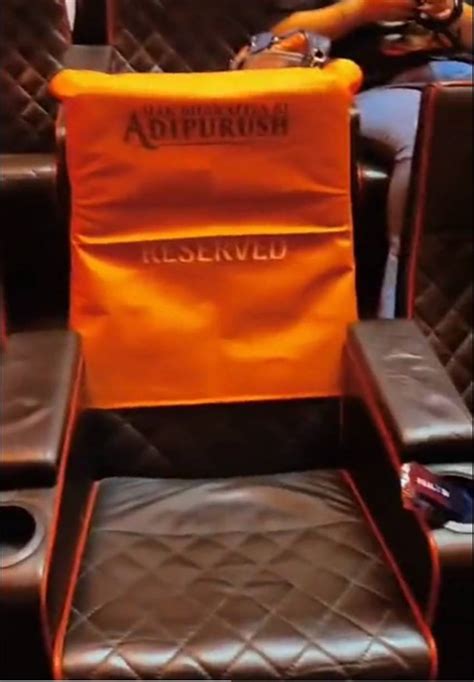 Adipurush Theatre Owners Decorate Reserved Seat For Hanuman With God S