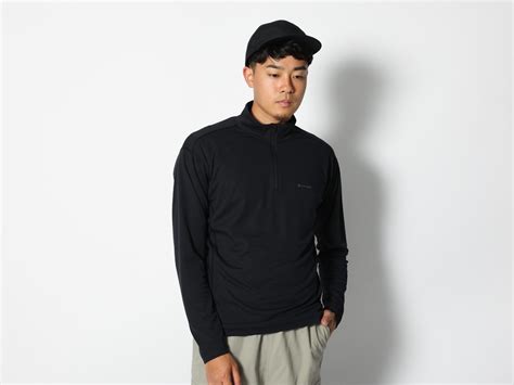 Pe Power Dry Half Zip Pullover L Black Sw Su Bk T