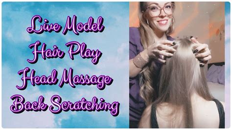 Beautiful Live Model Featuring Shiny Soft Hair Play Brushing Head