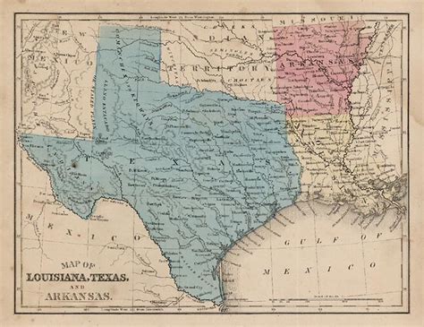 Texas And Arkansas Map Alyssa Marianna