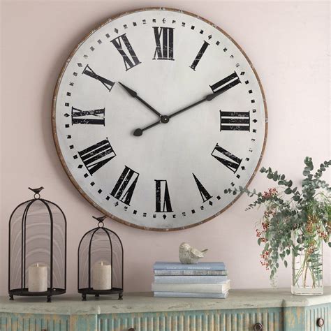 Modern Farmhouse Oversized Wall Clock