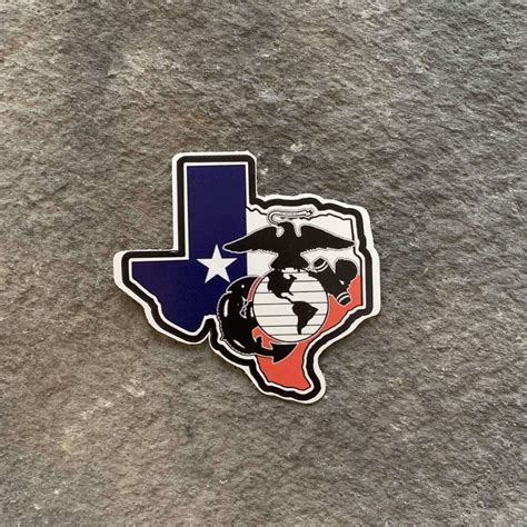 Texas Marines Decal Patchops