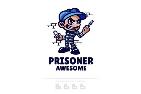 Prisoner Logo Graphic By Maikofarazhatta · Creative Fabrica