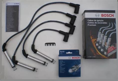 Kit Cabos E Velas Ford Ka 1 0 1 6 8v 2009 2010 2011 Bosch Frete grátis