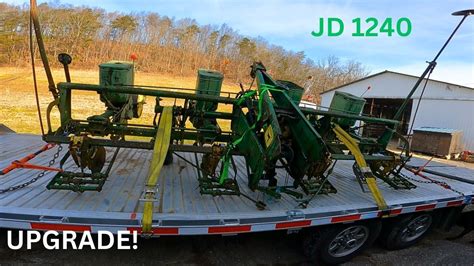 Picking Up My New 4 Row Corn Planter John Deere 1240 YouTube