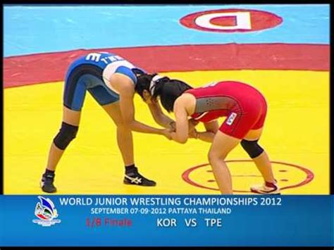 World Junior Wrestling Championships Kor Vs Tpe Youtube