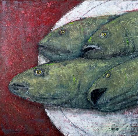 Luca Brasi Sleeps With The Fishes Painting By Daniel Stroup Saatchi Art