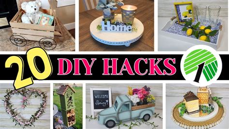 20 BEST Dollar Tree DIY HACKS to try in 2024 for High End Home Décor