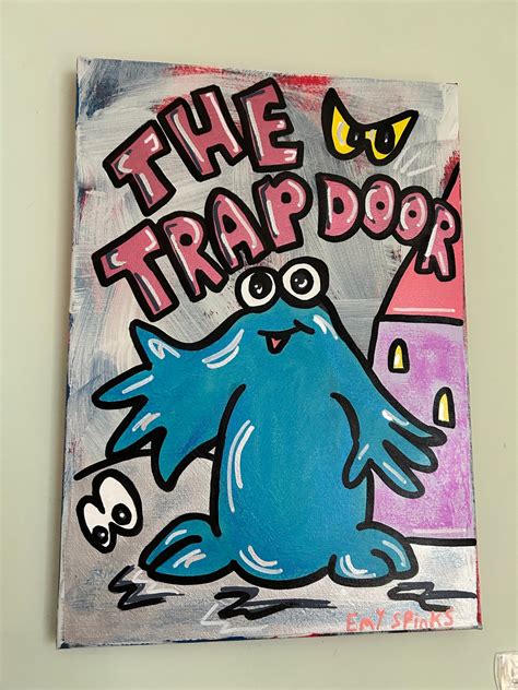 Berk the Trap Door Cartoon Inspired Original 11.5x16.5inch Canvas by ...