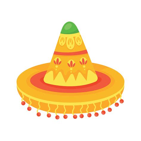 mexican culture mariachi hat 11441718 Vector Art at Vecteezy