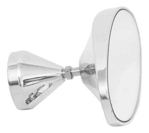 Espelho Interno Oval Billet ORIGINAL HOT ROD l PEÇA DE CARROS ANTIGOS