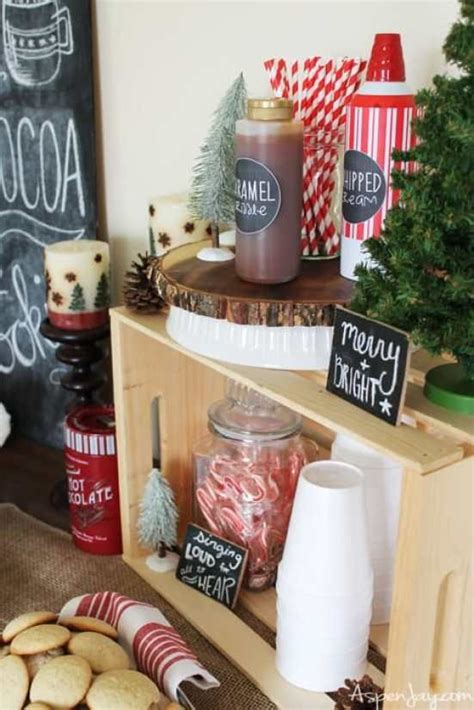 75 DIY Christmas Hot Cocoa Bar Ideas Lady Decluttered Holiday Coffee