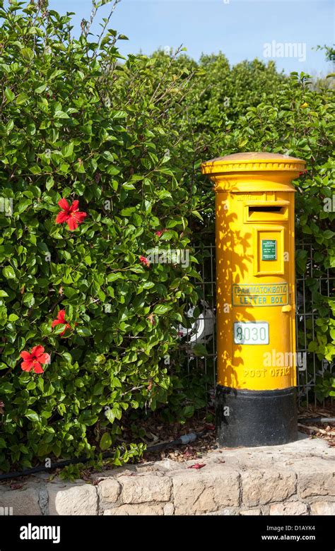 Yellow Post Boxes Hi Res Stock Photography And Images Alamy