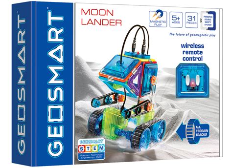 Bouwset Voertuigen Geosmart Moon Lander Magnetisch Per Set