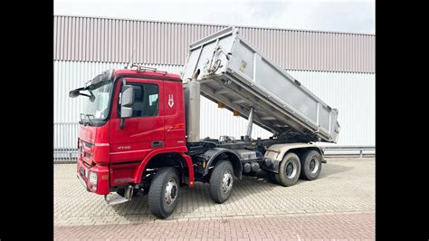 Daimler Benz Actros Ak X Dautel Kipper M Bordmatik Youtube