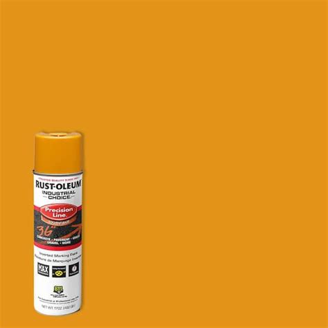 Rust Oleum Industrial Choice 17 Oz M1600 Caution Yellow Inverted