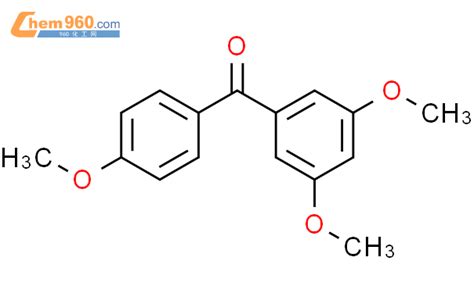 94709 12 3 Methanone 3 5 dimethoxyphenyl 4 methoxyphenyl 化学式结构式分子式