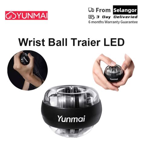 Yunmai Wrist Ball Trainer LED Gyroball Essential Spinner Gyroscopic ...