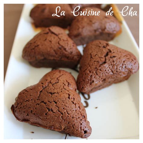 Coeurs Fondants Au Chocolat La Cuisine De Cha