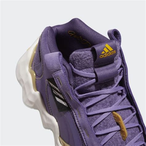 Adidas Exhibit B Candace Parker Mid Basketball Shoes Purple Womens