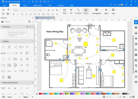 Wiring Diagram Symbols Electrical Wiring Symbol Legend House Wiring Home Electrical Wiring