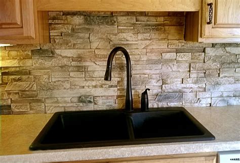 Faux Stone Panels For Kitchen Backsplash – Things In The Kitchen