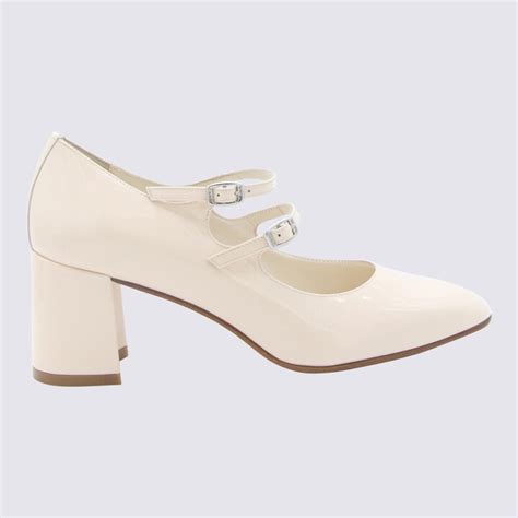 Carel Paris Nude Leather Alice Pumps ShopStyle