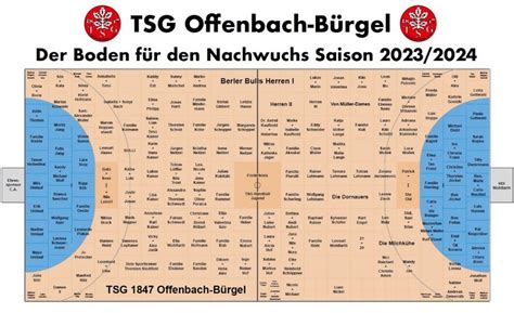 Boden für den Nachwuchs TSG Offenbach Bürgel Handballabteilung