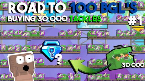 How Much Profit From 30 000 Tackles Growtopia Road To 100 BGL S 1