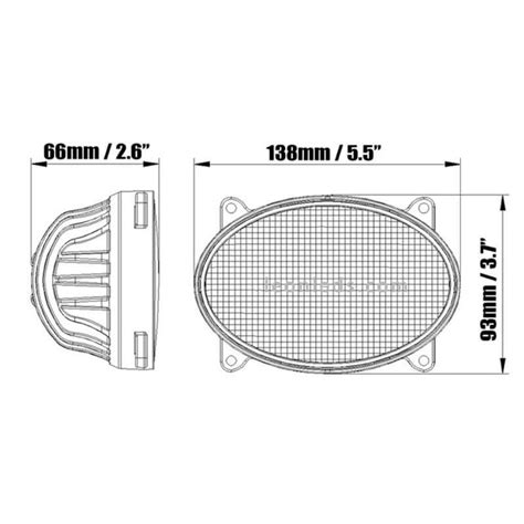 Faro LED Empotrable Ovalado John Deere Serie 8020 Y 8020T LeonLeds