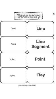 Geometry Lines Foldable Notes By Alexandra Shunk Tpt