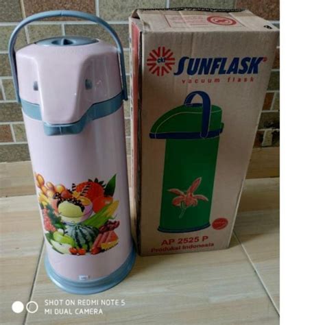 Jual TERMOS AIR PANAS PENCET SUNFLASK 2 5 Liter Free Packing