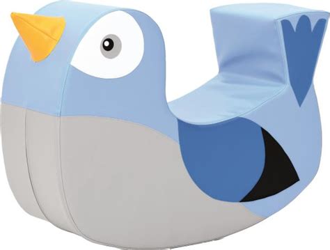 Bricolux Grossiste En Fournitures Scolaires Pouf Oiseau Bleu